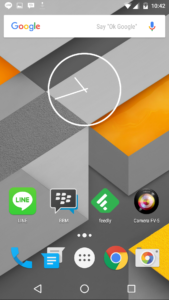 Android Marshmallow Homescreen