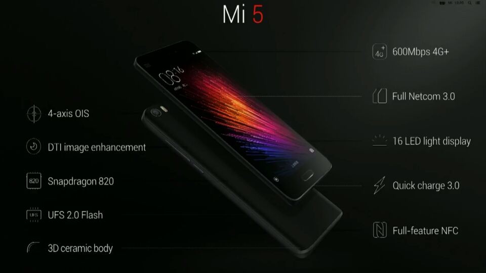 Spesifikasi Mi 5 Pro (c) Xiaomi