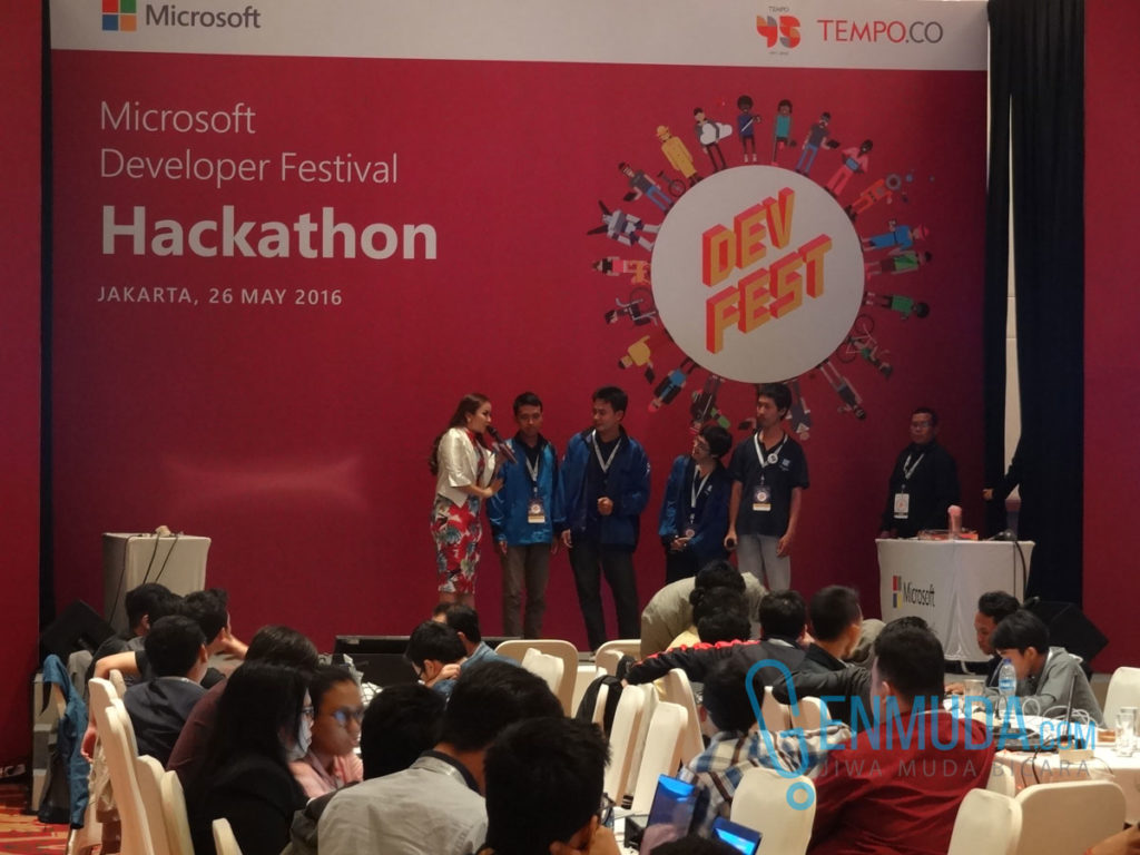 Suasana Hackathon di acara Microsoft Developer Festival di Hotel Ritz Carlton, Pacific Place, Jakarta, Kamis (26/5) (Foto: Genmuda.com/2016 Gabby)