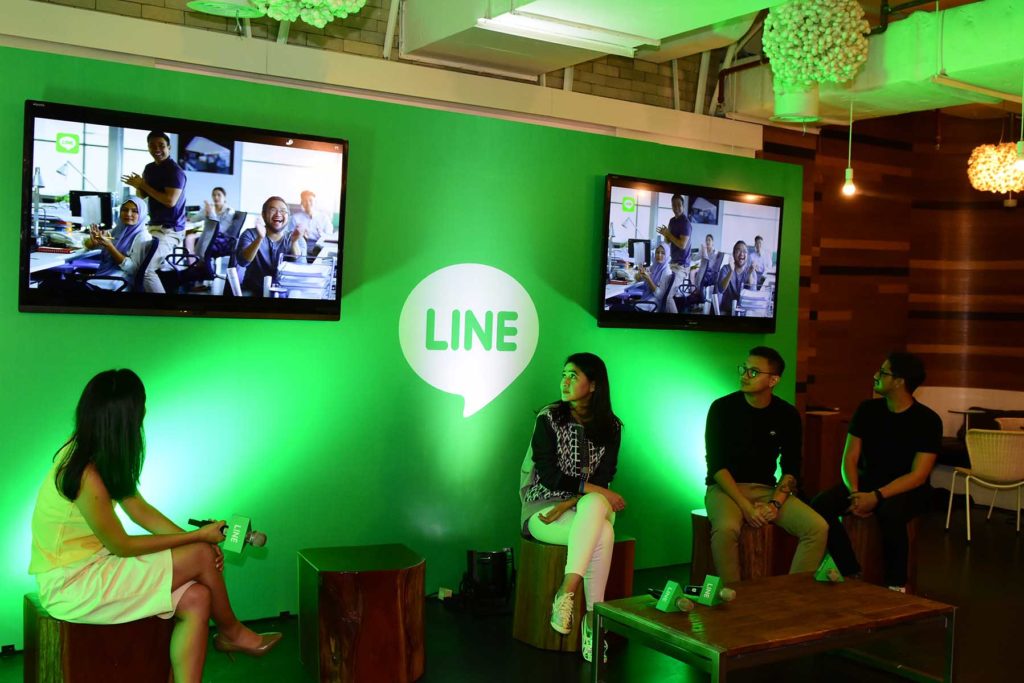 Peluncuran TVC terbaru LINE dalam acara LINE for Work Life dan Ramadhan Gathering (Sumber: LINE Indonesia)