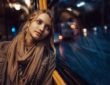 girl-sorrow-go-home-window-bus-reflection-rain-winter-night